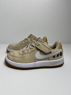 Nike | Force 1 Low SE EasyOn | Kids 13C | Sanddrift Tan | Gum Sole | FZ1602-100